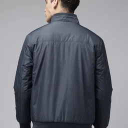 ColorPlus Mock Collar Padded Bomber Jacket image 2