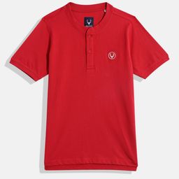 Allen Solly Junior Boys Brand Logo Pure Cotton T-shirt-picture-35