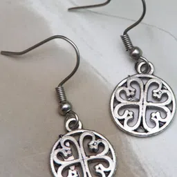 Creative Frogs Silver-Plated Alloy Drop Earrings-image-28