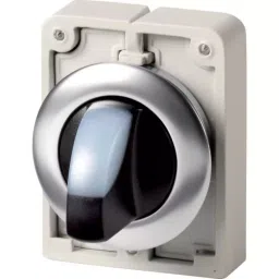 EATON Series M30 Series 2 Position Selector Switch Head, 30 mm Cutout, White Handle, 188067 M30I-FWLKV-W-picture-47