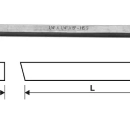 MIRANDA TOOLS S200 Square Bevelled Toolbit Blank (Size 5/8 x 6 Inch) image 1