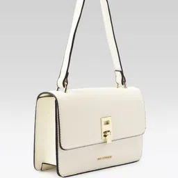 Van Heusen Textured Structured Satchel Bag image 4