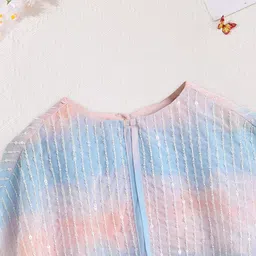 FOREVER FRIDAY Girl Ombre Print Sequined Fit & Flare Dress image 5