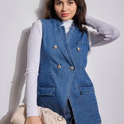 SASSAFRAS Women Denim Jacket-picture-10