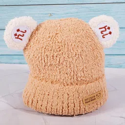 DukieKooky Kids Self Design Woollen Beanie-image-13