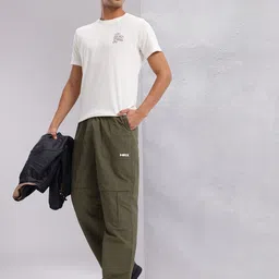 HRX by Hrithik Roshan Brand Logo Printed T-shirt image 5