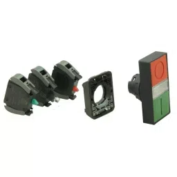 RS PRO Illuminated Push Button Complete Unit 22.5 mm 1NO+1NC, 2398203 image 2