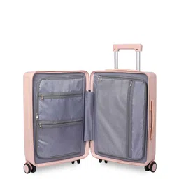 THE CLOWNFISH Textured Hard Sided Trolley Bag image 5