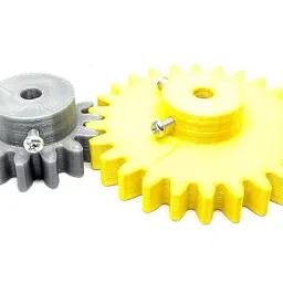 Invento 3D Printed Plastic Spur Gear 14 Teeth (40mm dia) + 26 Teeth (70mm dia) 10mm Width 6mm hole for DIY Projects ISC 1916-7-picture-24