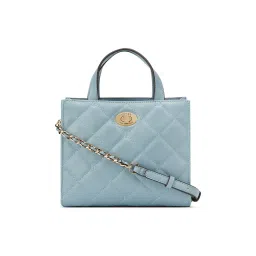 Guess Blue Quilted Greenberry Mini Handbag-image-58