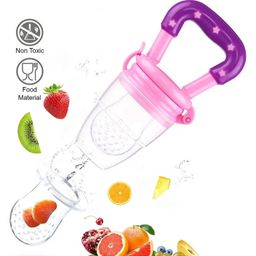 Bubble Trouble Silicone Fruit and Food Nibbler Pack of 2 - (Colour & Print May Vary)-picture-45