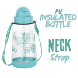 Reliance PLAST Kids Plastic Water Bottle with Straw, Sipper Bottle, Leak Proof, BPA Free, Food Grade, School & Picnic Bottle - Blue (500ml)-image-82