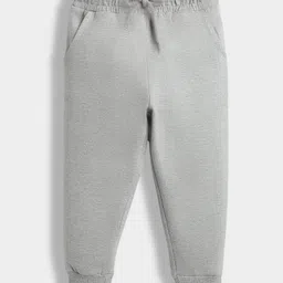 Orange Sugar 100% Cotton Knit Solid Winter Joggers - Grey-picture-21