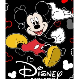 disney by kuber Fun Homes Disney Mickey Mouse Non Woven Fabric Foldable Storage Box with Lid -Black image 5