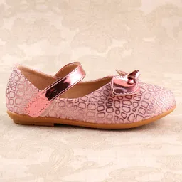 Cute Walk by Babyhug Ballerina with Velcro Closure & Bow Applique - Pink image 5