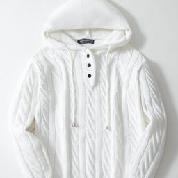 Mast & Harbour Men Cable Knit Pullover-picture-24