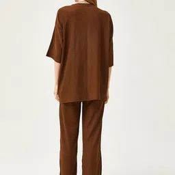 Olalook Open Front Shrug With Trousers image 5