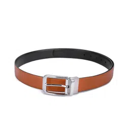 LOOPA Men Textured Reversible Formal Belt image 3