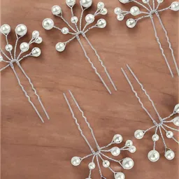 fabula Women Set of 5 Embellished Bobby Pins image 2