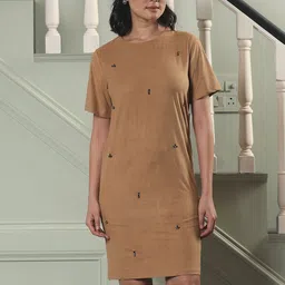 SALT ATTIRE Women Round Neck T-shirt Dress image 1