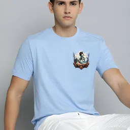 SZN Graphic Printed Round Neck Regular Fit T-Shirt-image-86