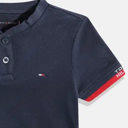 Tommy Hilfiger Boys Pure Cotton Polo Collar T-shirt image 5