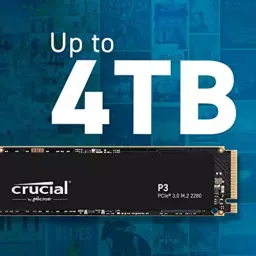 Crucial 1 TB Black 3D NAND NVMe M.2 Solid State Drive CT1000P3SSD8 image 4
