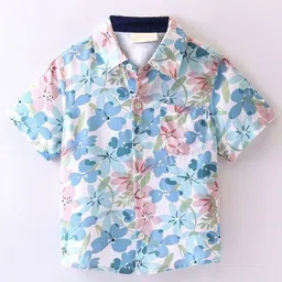 BAESD Boys Classic Floral Printed Casual Shirt image 4