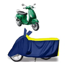 Auto Pearl Two Wheeler Cover for Vespa VXL 150 BS6 - Yellow, Blue-picture-10