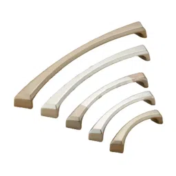 DECORE 317 288 mm Zinc Alloy Chrome and TT Finish Cabinet Pull Handle-image-38