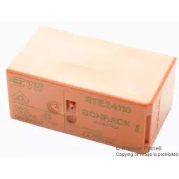 SCHRACK - TE CONNECTIVITY POWER RELAY, DPDT, 10A, 250VAC, TH, RTE24110-picture-43