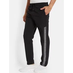 Octave Men Cotton Regular Fit Mid-Rise Track Pants image 4