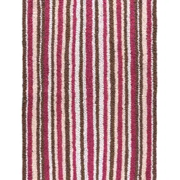 saral home Saralhome Claire Cotton Reversible Bathmat Maroon. 50cm x 70cm image 2
