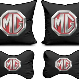 anita corporation Black Polyester Car Pillow Cushion for MG-picture-11