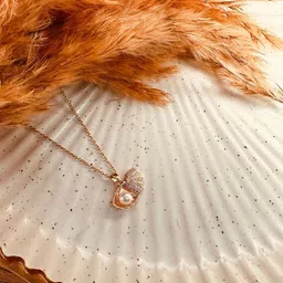 TEMORA Rose Gold-Plated Quirky Pendants with Chains image 5