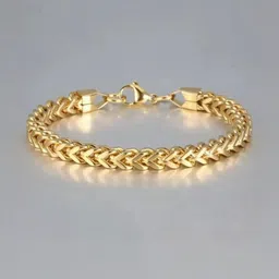 STYLEKRAFT Unisex Gold Bracelet-image-6
