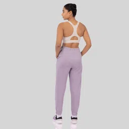 domyos Women's Cotton Jogging Bottoms - Smoky Purple image 2