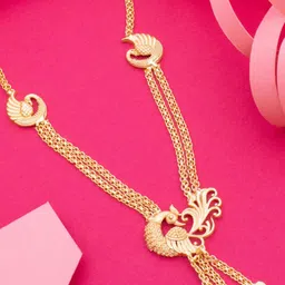 Ramdev Art Fashion Jwellery 22K Gold Plated Artificial Stones and Beads Mangalsutra image 2