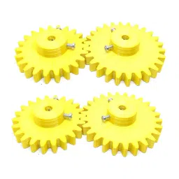 Invento 3D Printed Plastic Spur Gear 22 Teeth (60mm dia) + 26 Teeth (70mm dia) 10mm Width 6mm hole for DIY Projects ISC 1916-12A-picture-36