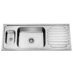 Jayna Signature Collection Jubilee 48x20 inch Matt Finish Stainless Steel Double Bowl Kitchen Sink including Vegetable Bowl & Drain Board, SBMB 02-picture-24
