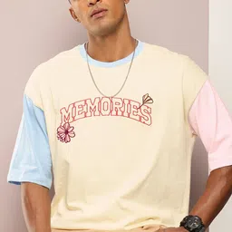 Kook N Keech Printed Drop-Shoulder Sleeves Oversized Pure Cotton T-shirt-picture-22