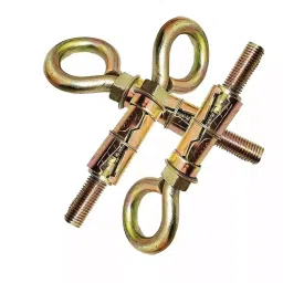 GENERIC Anchor Round Close Brass Hook 10 mm (Pack of 4 Pcs) image 2