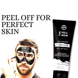 The Hill Men Activated Charcoal Peel Off Mask- 100 ml image 4