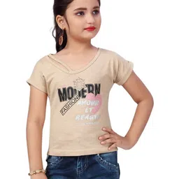 Lei-Chie Girls Typography Printed T-shirt-image-66