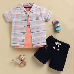KIDZELLO Boys Printed T-shirt with Shorts-picture-47