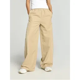 Puma T7 Relaxed Womens Beige Trackpant-image-7