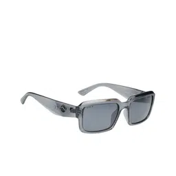 SCOTT Unisex Grey Lens & Silver-Toned Rectangle Sunglasses With UV Protected Lens-image-95