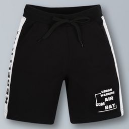 Plum Tree Side Taped Shorts - Black-picture-39