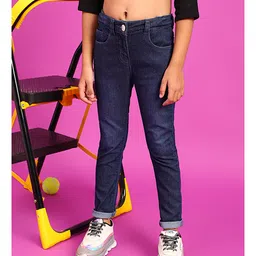 Tales & Stories Denim Mild Washed Jeans - Dark Blue-picture-18