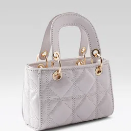 DressBerry Quilted Handheld Bag with Detachable Sling Strap image 3